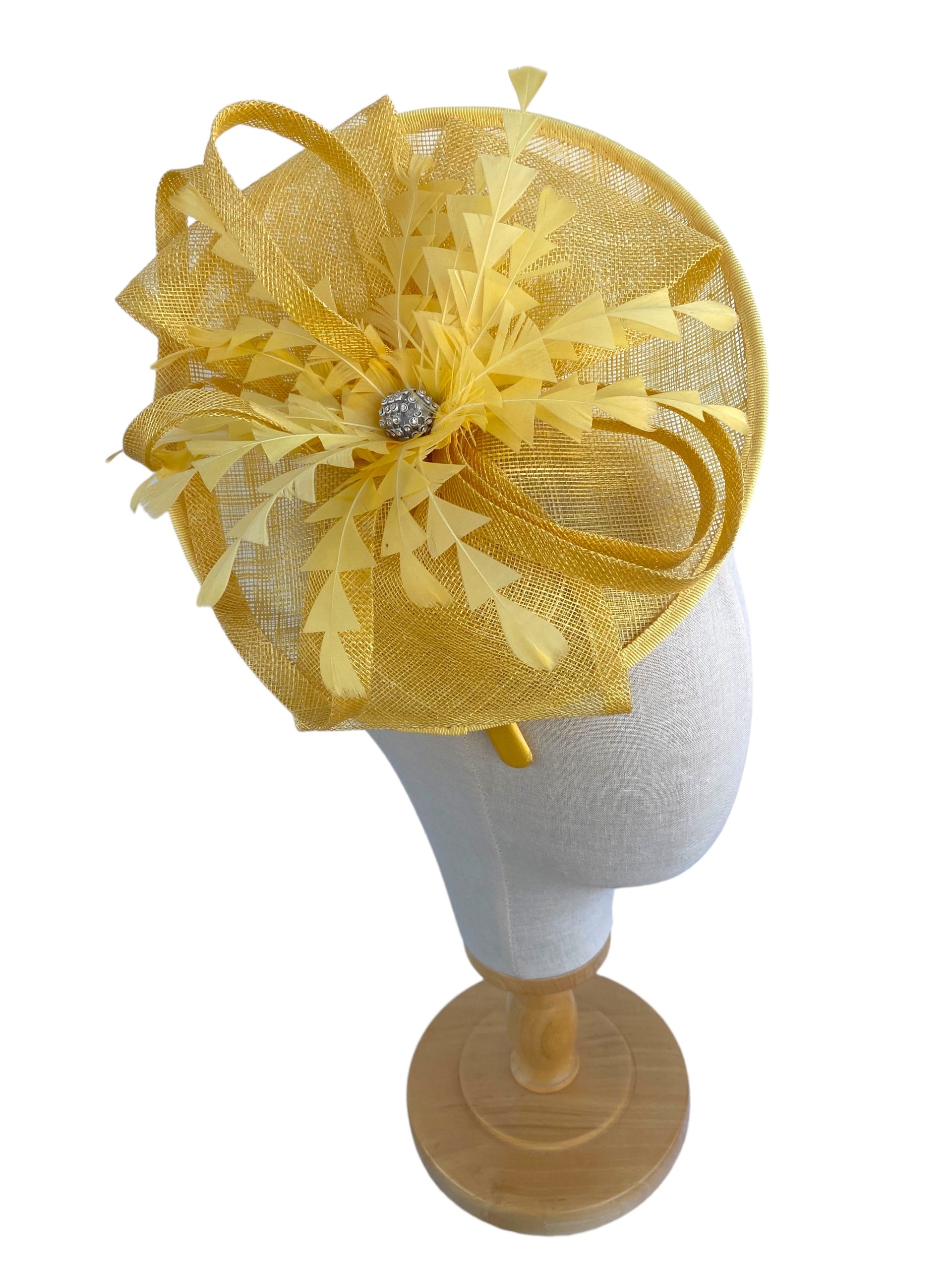 Large Bright Yellow Flower Disc - Image 3
