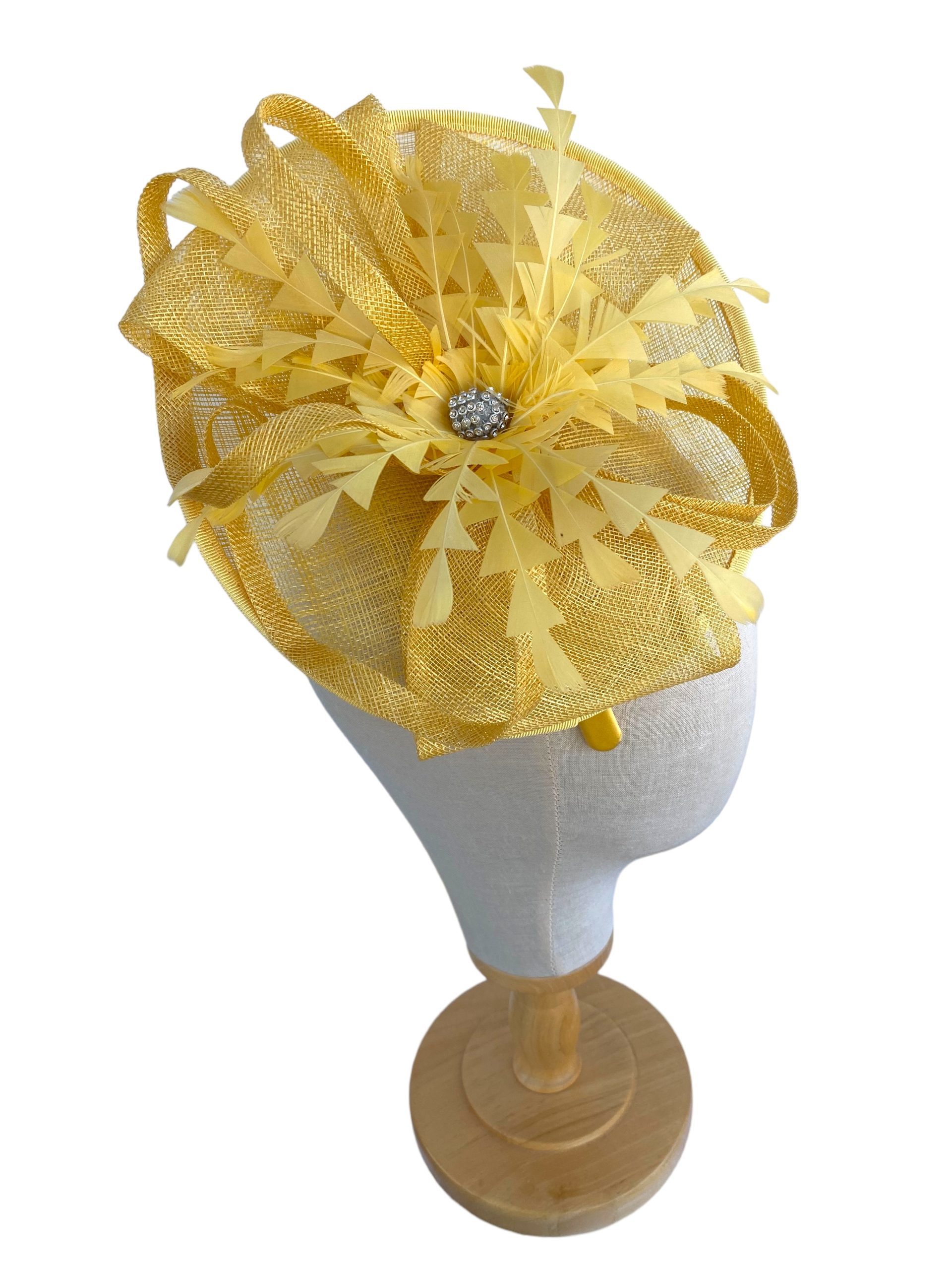 Large Bright Yellow Flower Disc - Image 5